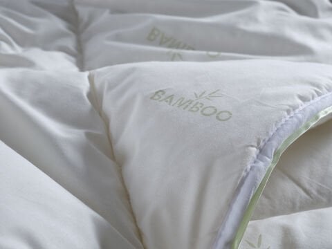Festival Bambu Yorgan Çift King Size - Beyaz