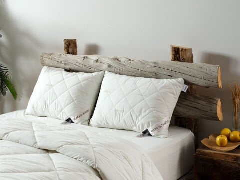 Festival Bambu Yorgan Çift King Size - Beyaz