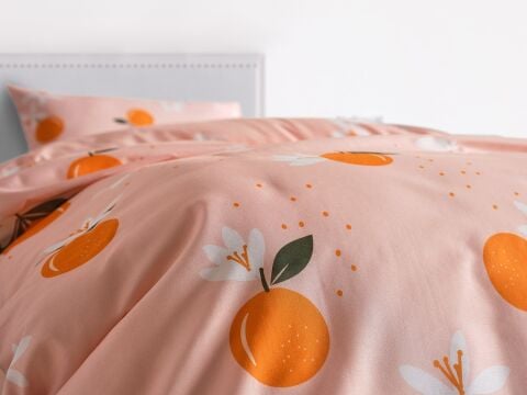 Ranforce Joyful Orange Nevresim Takımı Tek Kişilik