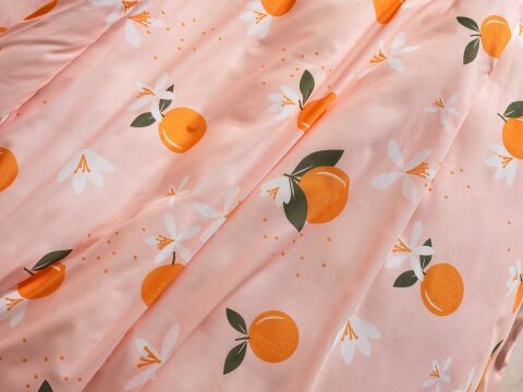 Ranforce Joyful Orange Nevresim Takımı Tek Kişilik
