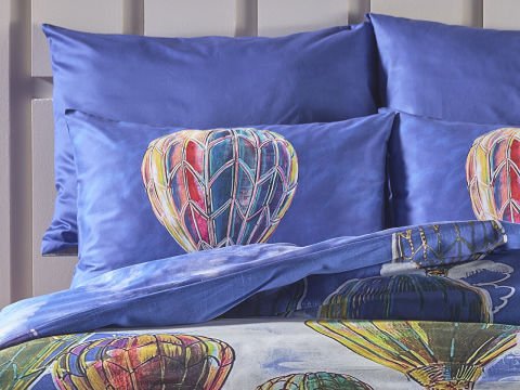 Barış Sarıbaş Kapadokya Balonları Nevresim Takımı