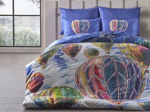 Barış Sarıbaş Kapadokya Balonları Nevresim Takımı