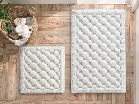 Luppi Banyo Paspası 60x100 - Krem