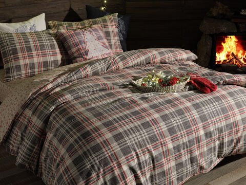 Flanel Serisi Wendy Nevresim Takımı Çift King Size