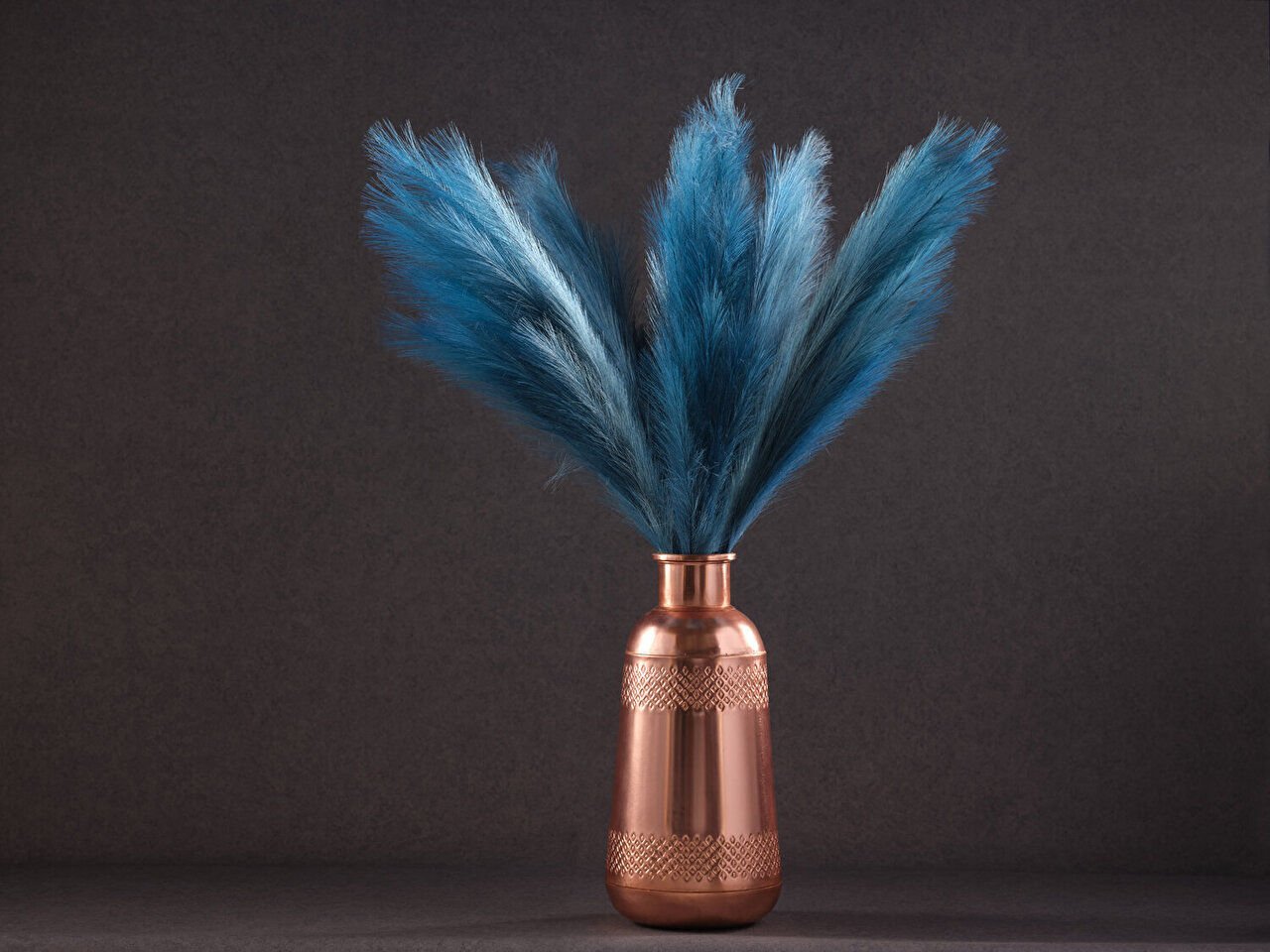 Dekoratif Çiçek Mavi Sfv14 Blue