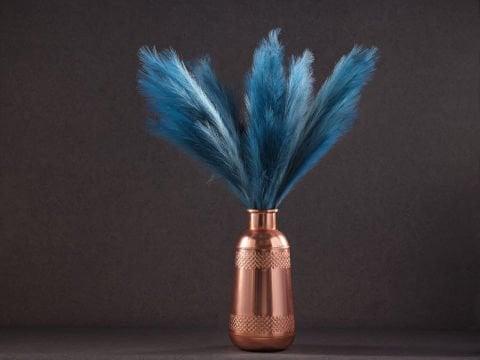 Dekoratif Çiçek Mavi Sfv14 Blue