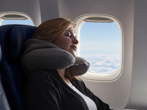 Visco Travel Yastık Gri