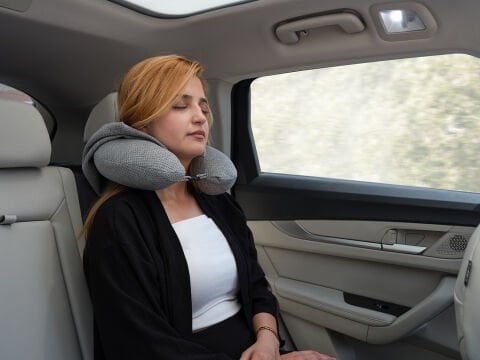 Visco Travel Yastık Gri