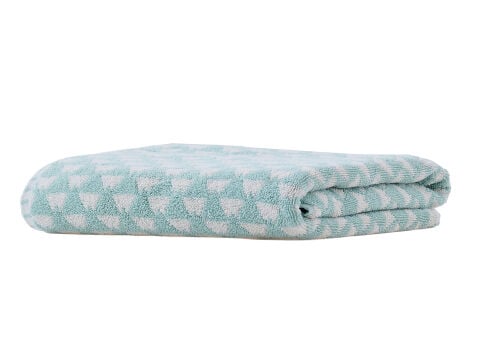 Jungle Muse Piramid Banyo Havlusu 90 x 150 cm - Mint Yeşili