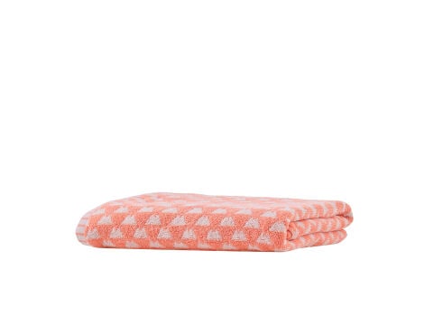 Jungle Muse Piramid Banyo Havlusu 90 x 150 cm - Mercan
