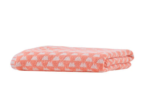 Jungle Muse Piramid Banyo Havlusu 90 x 150 cm - Mercan