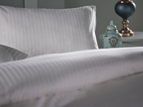 Saten Artline Nevresim Takımı Beyaz - Çift Kişilik