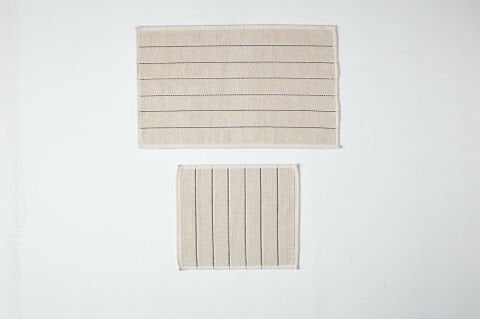 Banyo Paspası Arte Antrasit-Krem