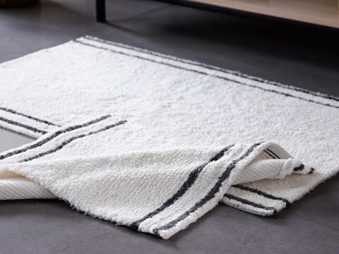 Banyo Paspası Dora Antrasit-Krem