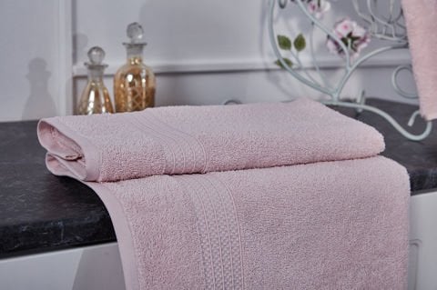 Sense Banyo Havlusu Pudra - 90 x 150 cm