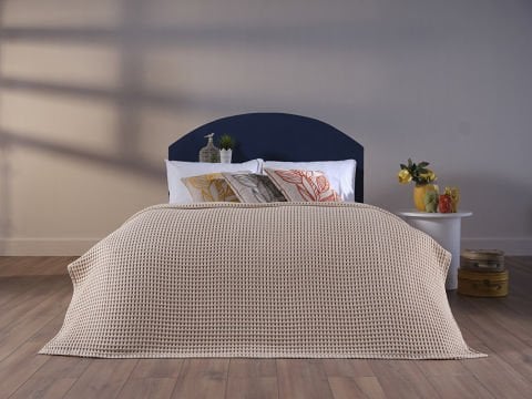 Clara Waffle Pike Tek Kişilik - Krem