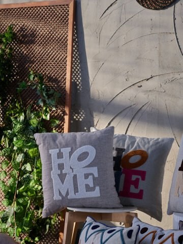 Home Kırlent Kılıfı 50 x 50 - Beyaz