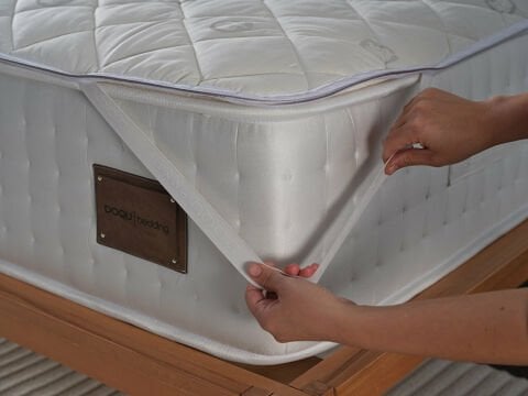 Festival Pamuk Kapitoneli Alez 200 x 200 cm - Beyaz