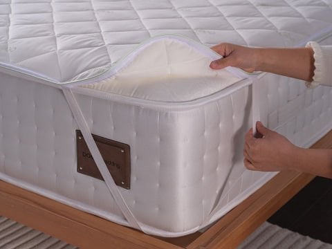 Festival Bambu Kapitoneli Alez 200 x 200 cm - Beyaz