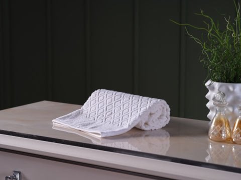 Luxury Yüz Havlusu 50 x 90 cm - Beyaz