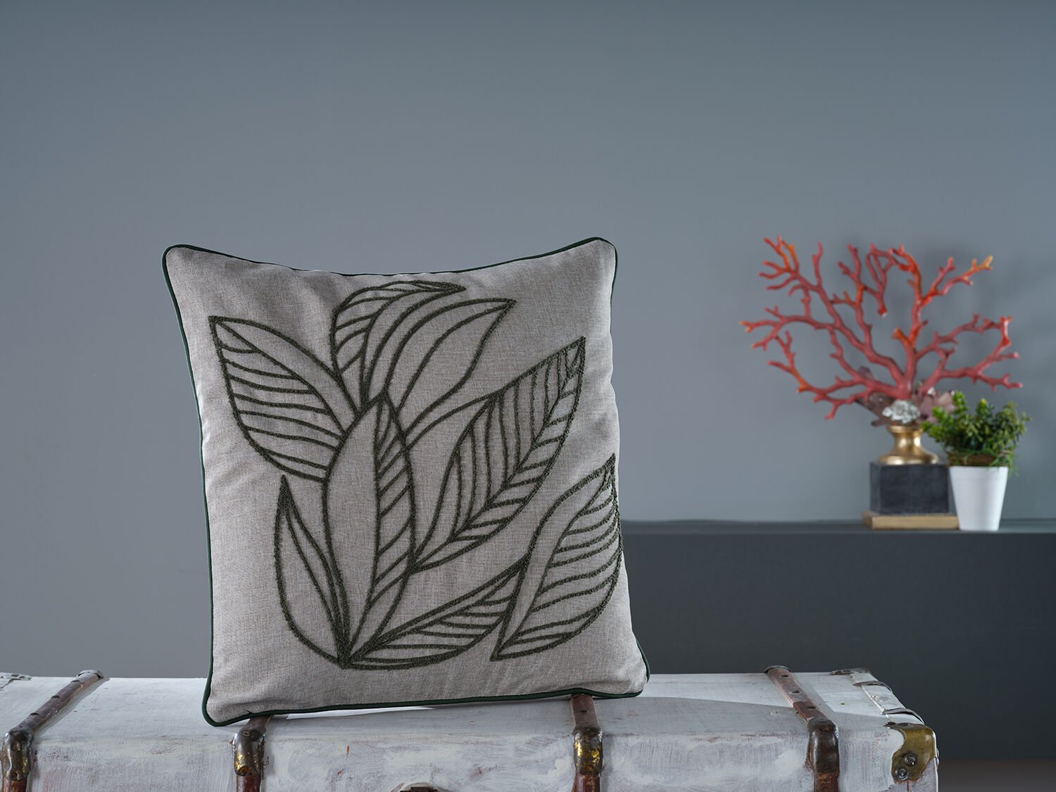 Pandora Akasya Kırlent Kılıfı 50 x 50 - Sarı