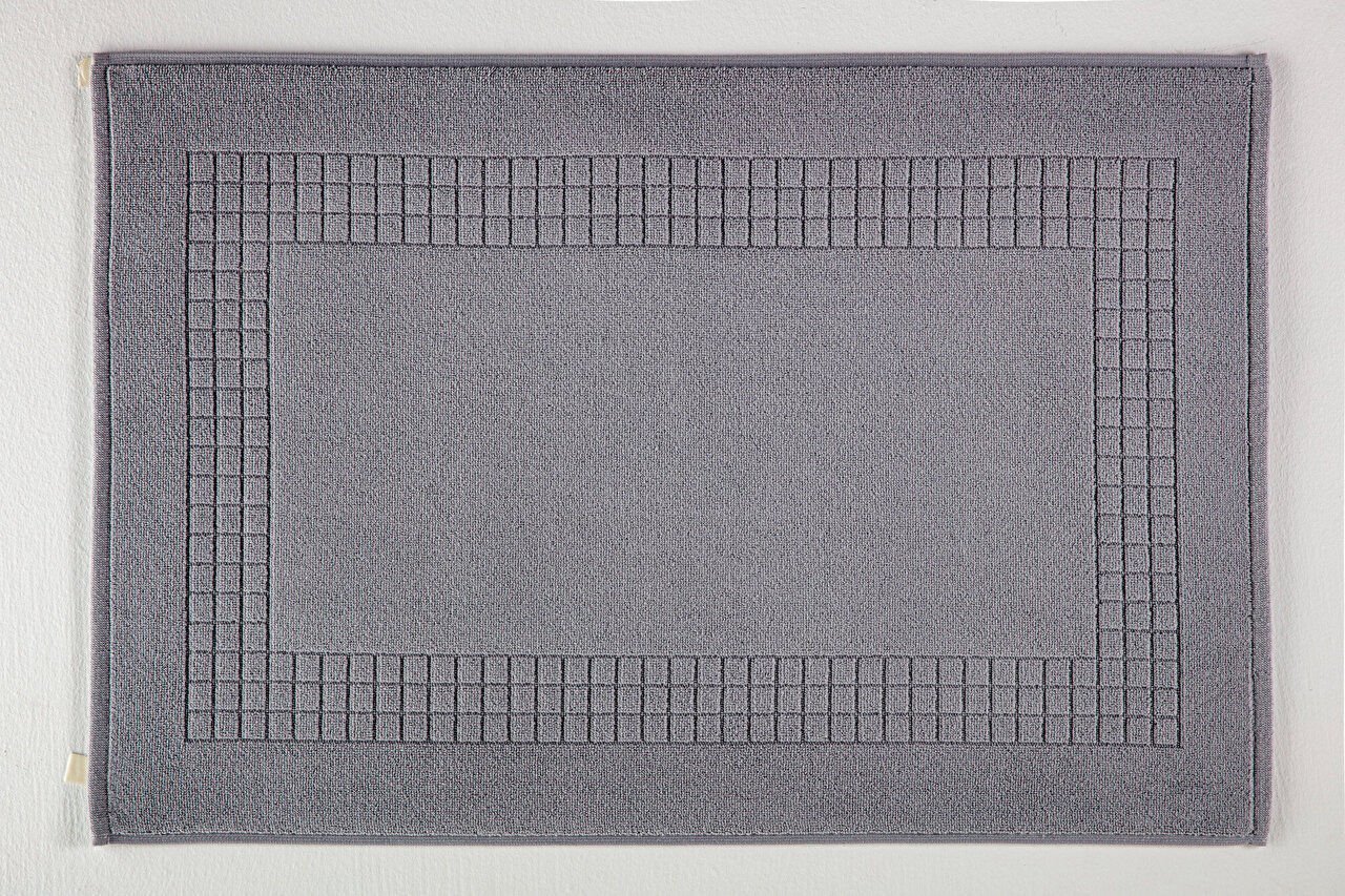 Mira Ayak Havlusu Gri - 50 x 80 cm