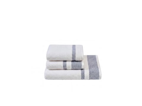 Akdeniz Verona Banyo Yüz Havlusu Seti Standart - Indigo