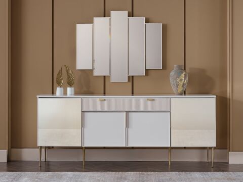 Rosita Elips Metal Dekoratif Obje Standart