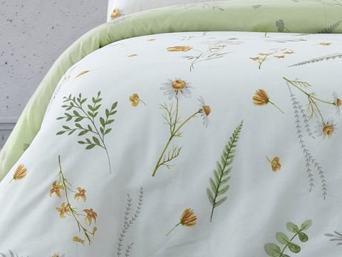 Festival Garden Nevresim Takımı Çift Kişilik - Yeşil