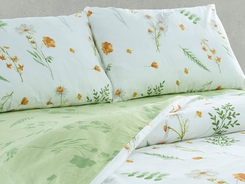 Festival Garden Nevresim Takımı Çift Kişilik - Yeşil