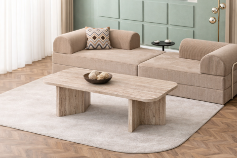 Dante Orta Sehpa Traverten