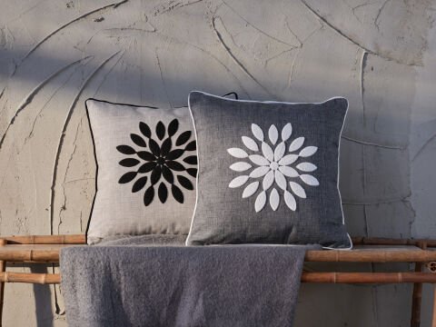 Sunny Kırlent Kılıfı 50 x 50 - Siyah