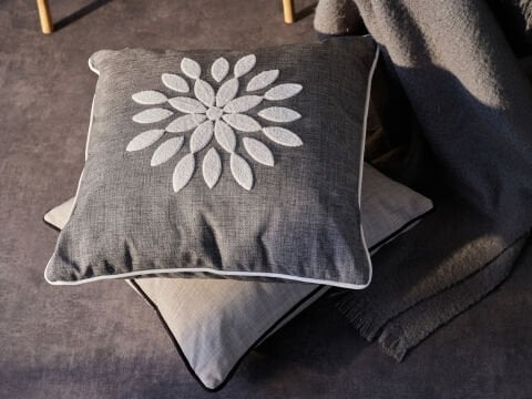 Sunny Kırlent Kılıfı 50 x 50 - Siyah