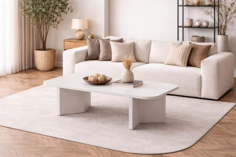 Dante Orta Sehpa Opak Ekru