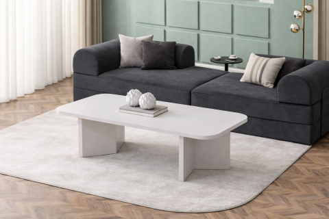 Dante Orta Sehpa Opak Ekru