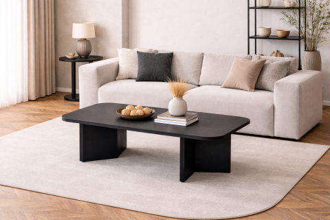 Dante Orta Sehpa Wood Siyah