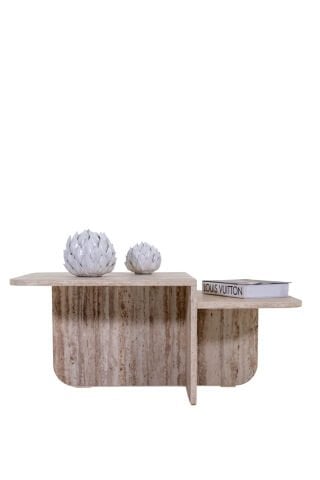 Livia Orta Sehpa Traverten