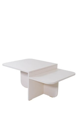 Livia Orta Sehpa Opak Ekru