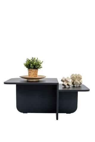 Livia Orta Sehpa Wood Siyah