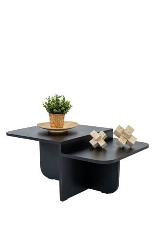 Livia Orta Sehpa Wood Siyah