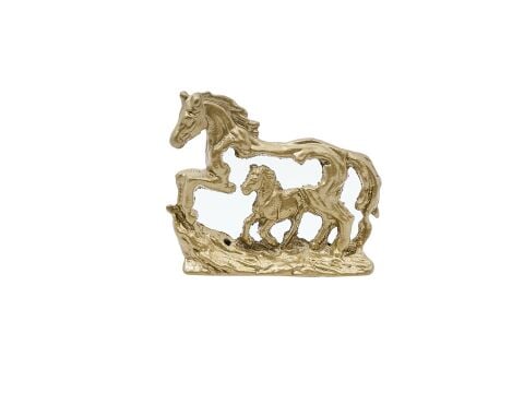 Rosita Horses Metal Dekoratif Obje Standart
