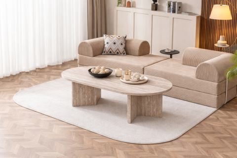 Vetra Orta Sehpa Traverten