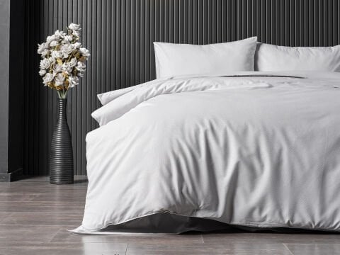 Pure Touch Nevresim Takımı Tek Kişilik - Açık Gri