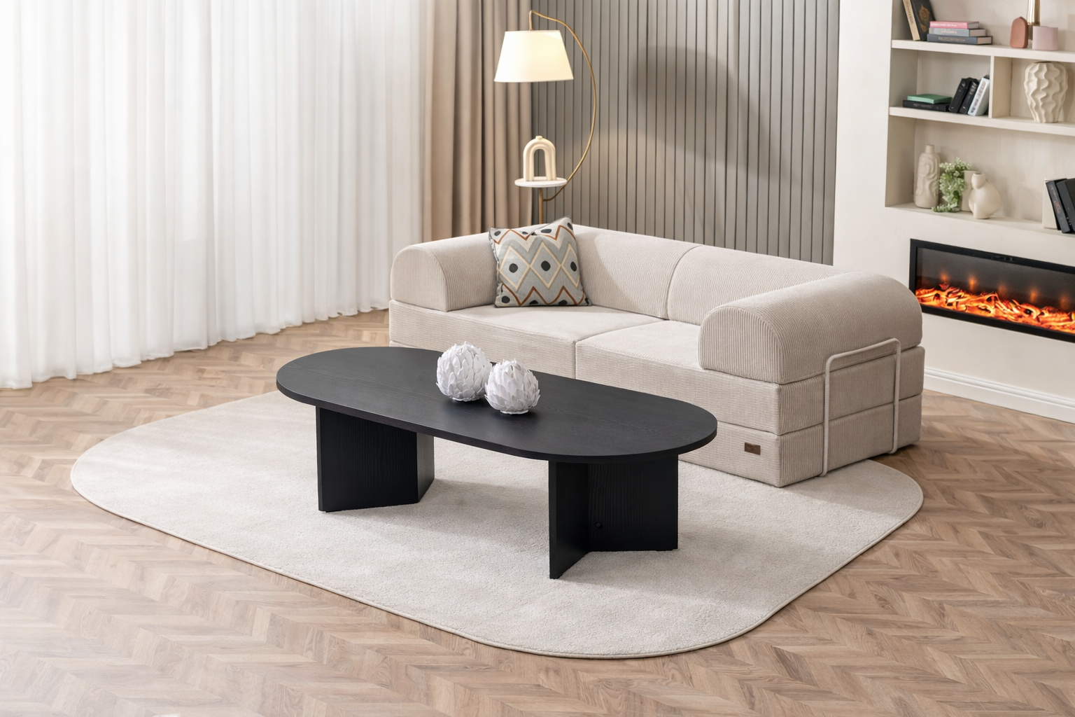 Vetra Orta Sehpa Wood Siyah