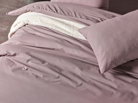 Pure Touch Nevresim Takımı Tek Kişilik - Gül Kurusu