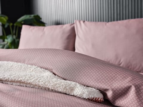 Pure Touch Nevresim Takımı Çift Kişilik - Gül Kurusu