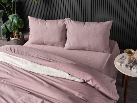 Pure Touch Nevresim Takımı Çift Kişilik - Gül Kurusu