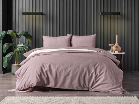 Pure Touch Nevresim Takımı Çift Kişilik - Gül Kurusu