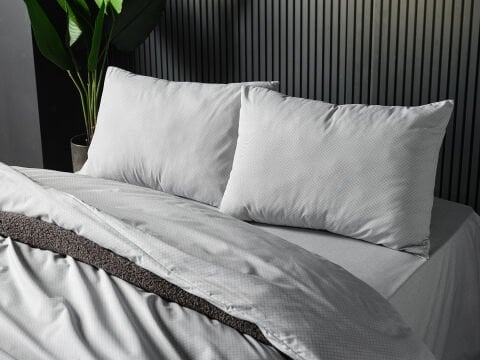 Pure Touch Nevresim Takımı Tek Kişilik - Koyu Gri