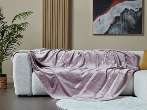 Embos Battaniye Perlina Çift Kişilik - Pudra